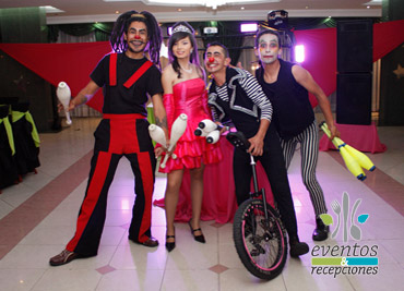 tematica de circo para quince años