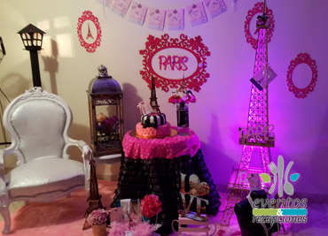 tematica paris para quince años 